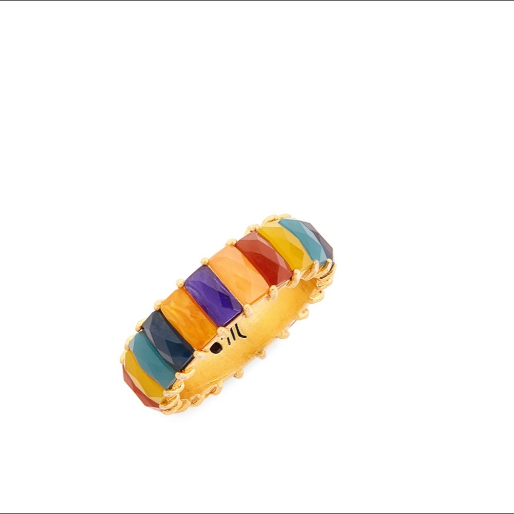 Madewell Multicolour Stone Baguette Ring